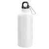 White Aluminium Carabiner Bottles